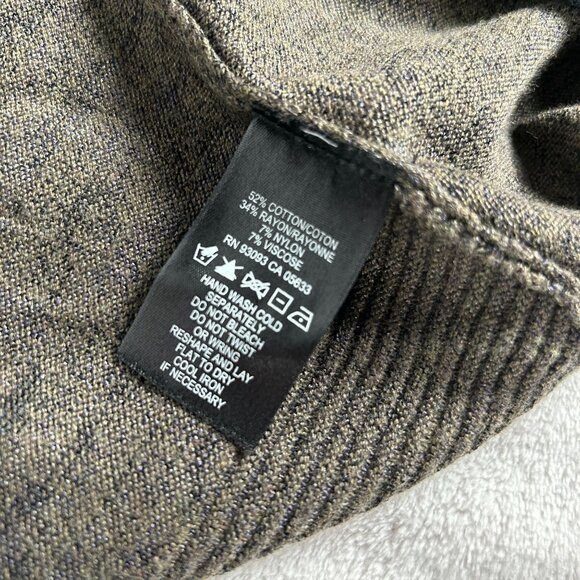 Nic+Zoe Womens Colorblock Open Front Cardigan Sweater Size Large Gray Blue Knit - Picture 4 of 7